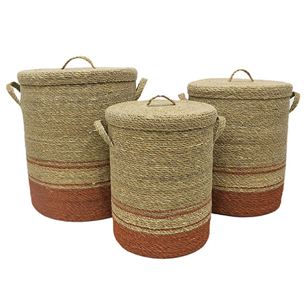 Hasır Çamaşır Sepetleri-PNL-HSB-26NOR