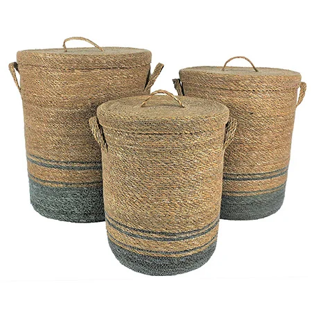 Hasır Çamaşır Sepetleri-PNL-HSB-26 NIB