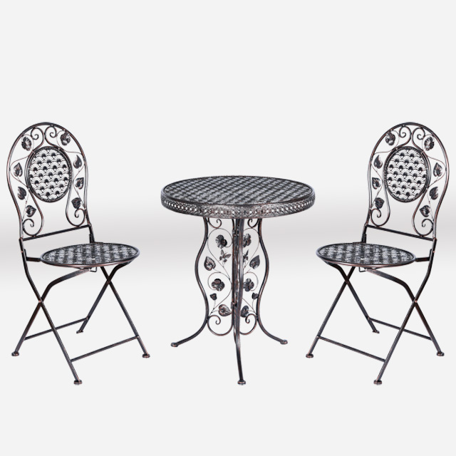 Panalı Ferforje Masa-Sandalyeler