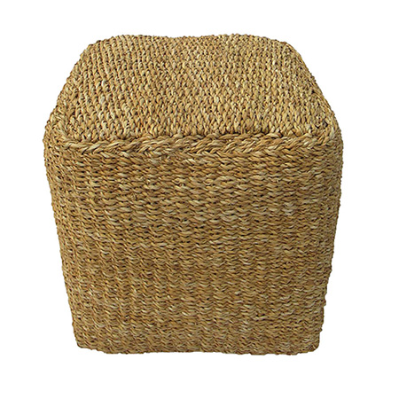 Panalı Hasır Kare Puf