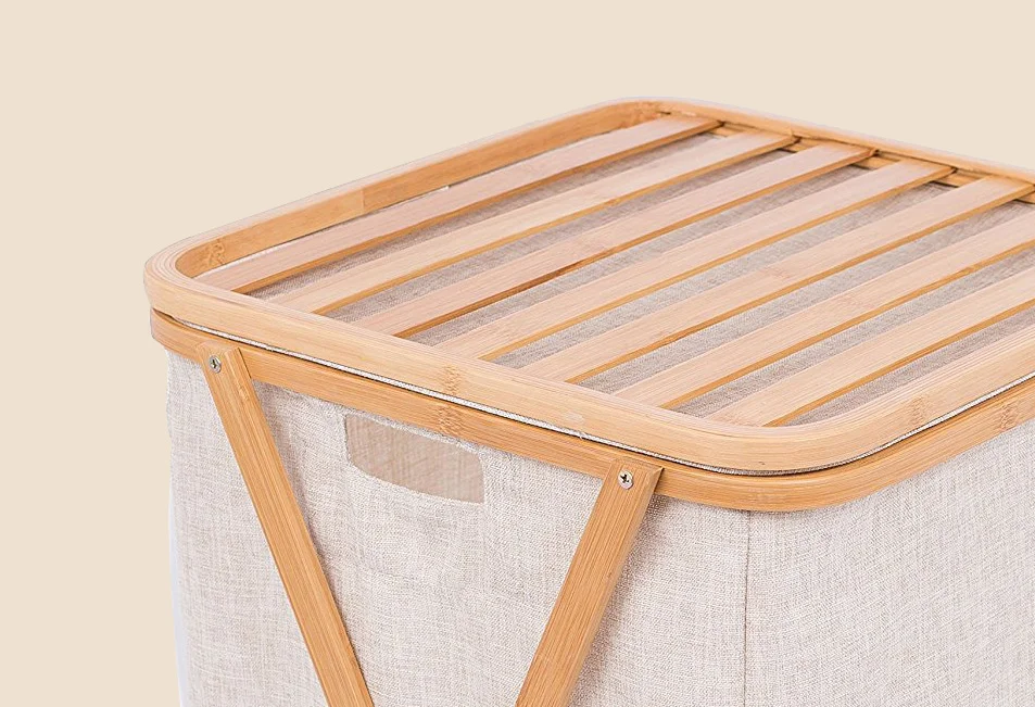 Doğal Bambu Banyo Sepetleri