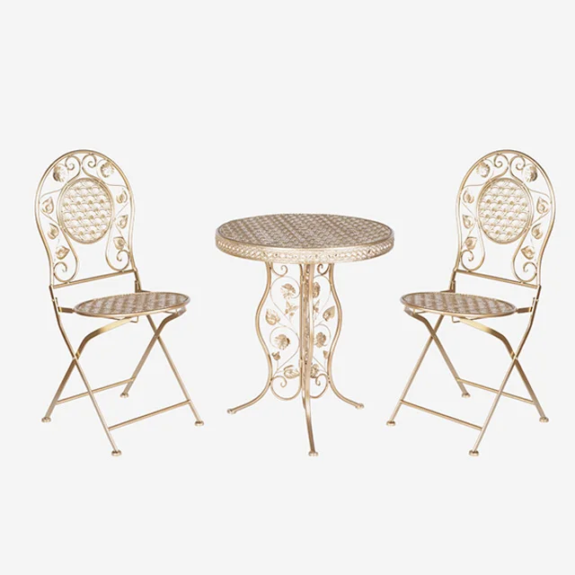 Panalı Ferforje Masa-Sandalye