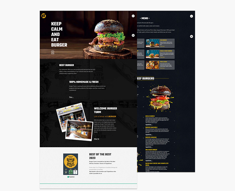 Burger Turm Web Tasarım