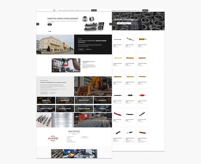 Ahyd Parts Web Tasarım