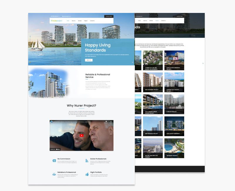 Nurer Projects Web Tasarım