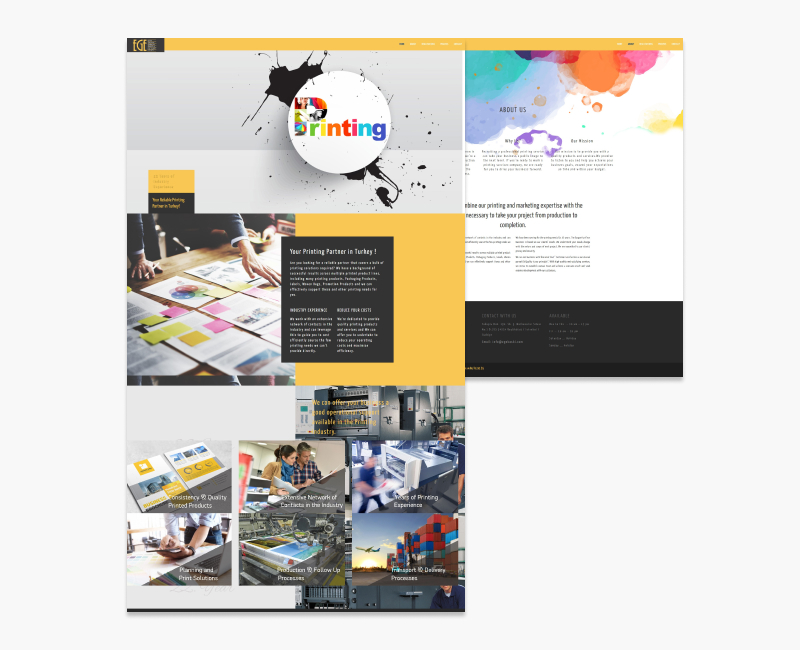 Ege Baskı Web Tasarım