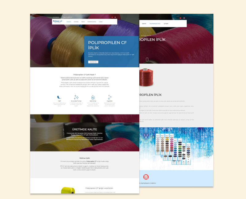 Polimar İplik Web Tasarım