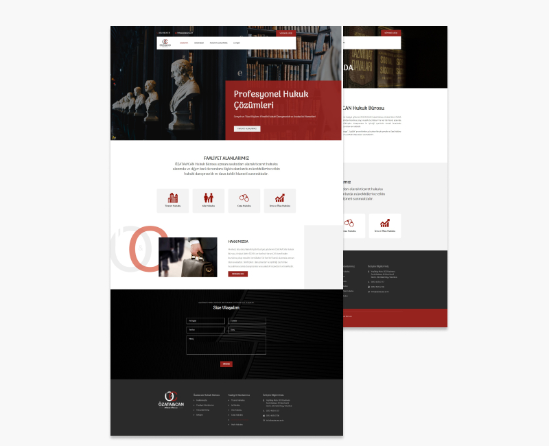 Özatacan Hukuk Bürosu Web Tasarım