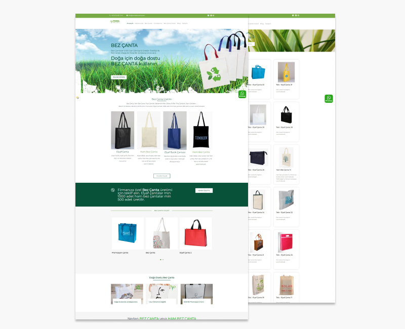Tema Bez Çanta Web Tasarım