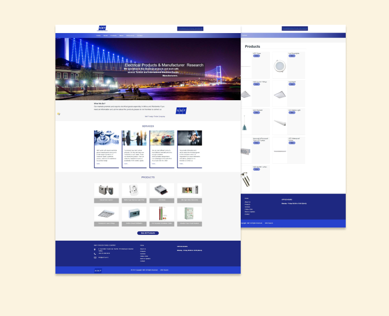 Nmf Kurumsal Web Sitesi