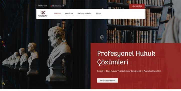 Avukatlık Bürosu Sitesi