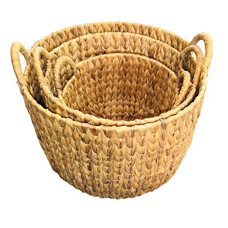 Panalı 3'lü Hasır Sepet-PNL-19063