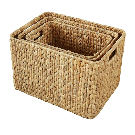 Panalı 3'lü Hasır Sepet-PNL-22101