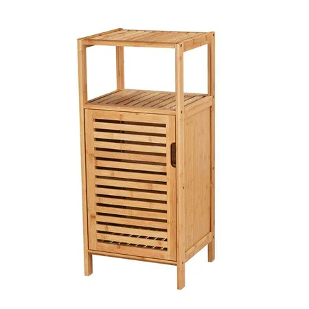 Panalı Bambu Banyo Dolabı-PNL-B10302
