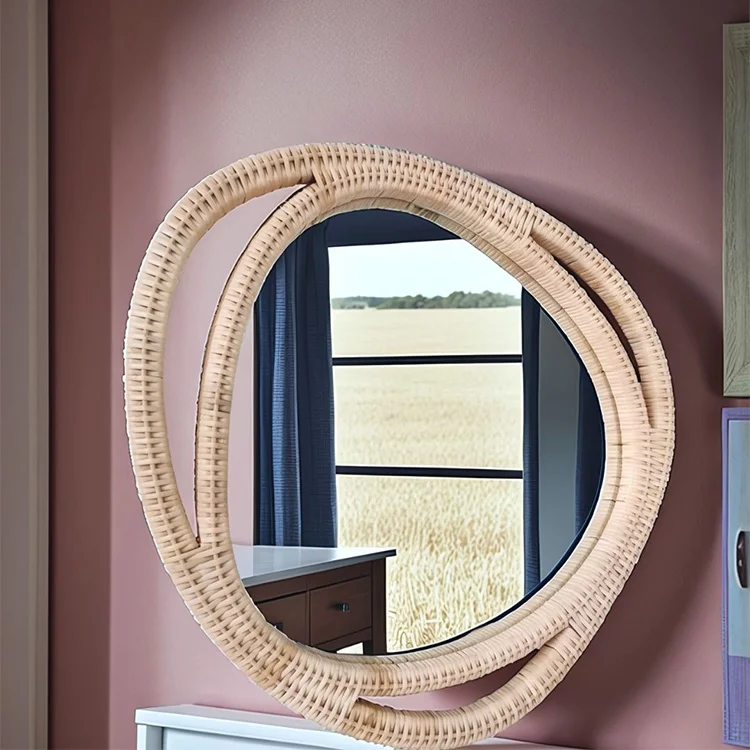 PNL-BRA02 rattan ayna