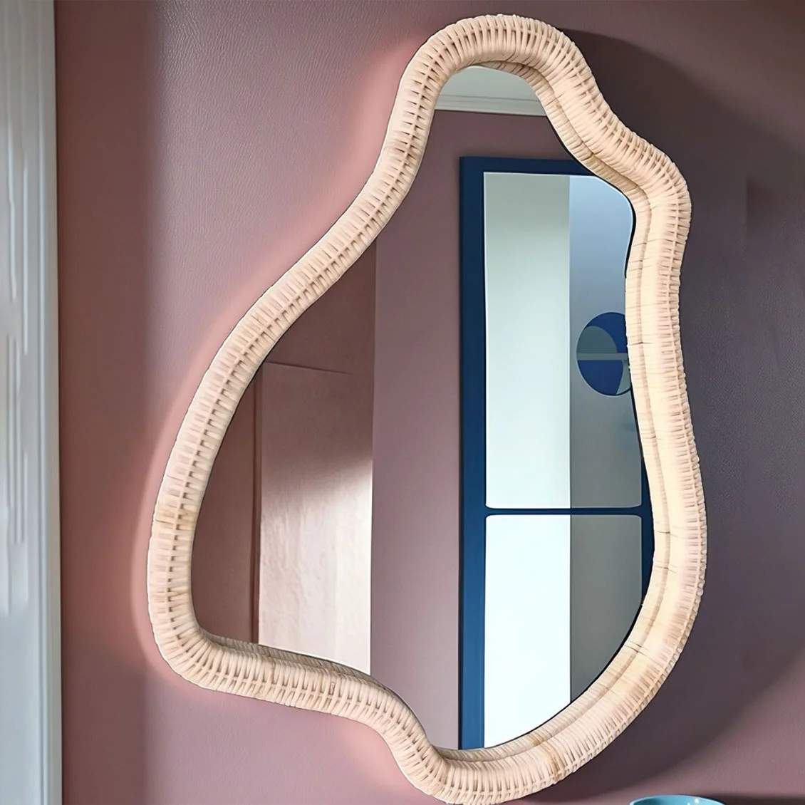 PNL-BRA04 rattan ayna